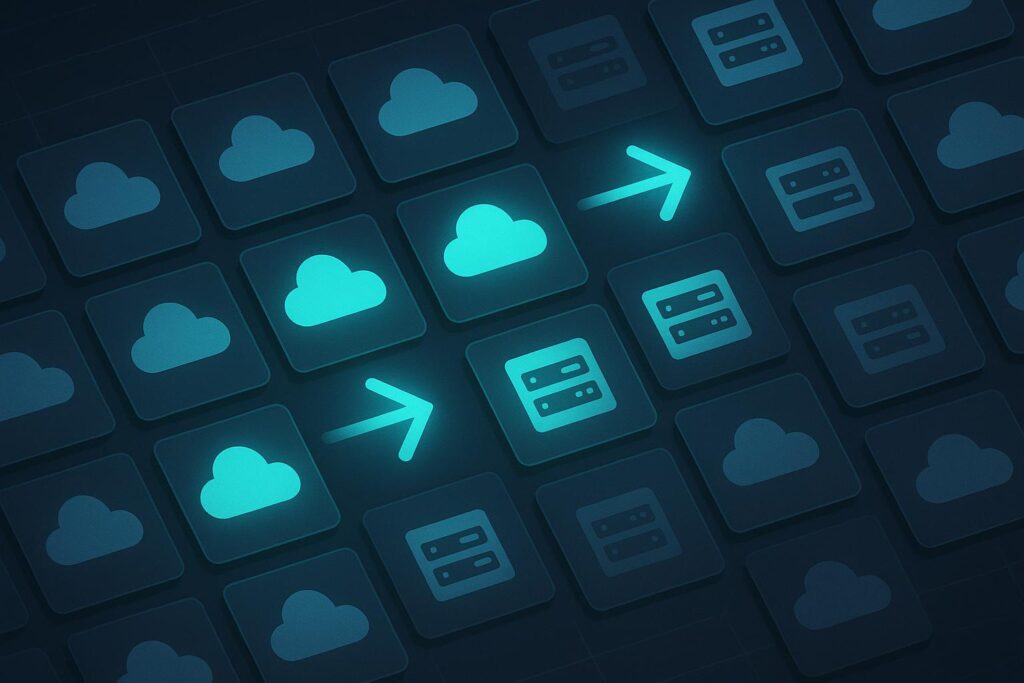 Dashboard showing automated cron jobs migrating from cloud to local AI model