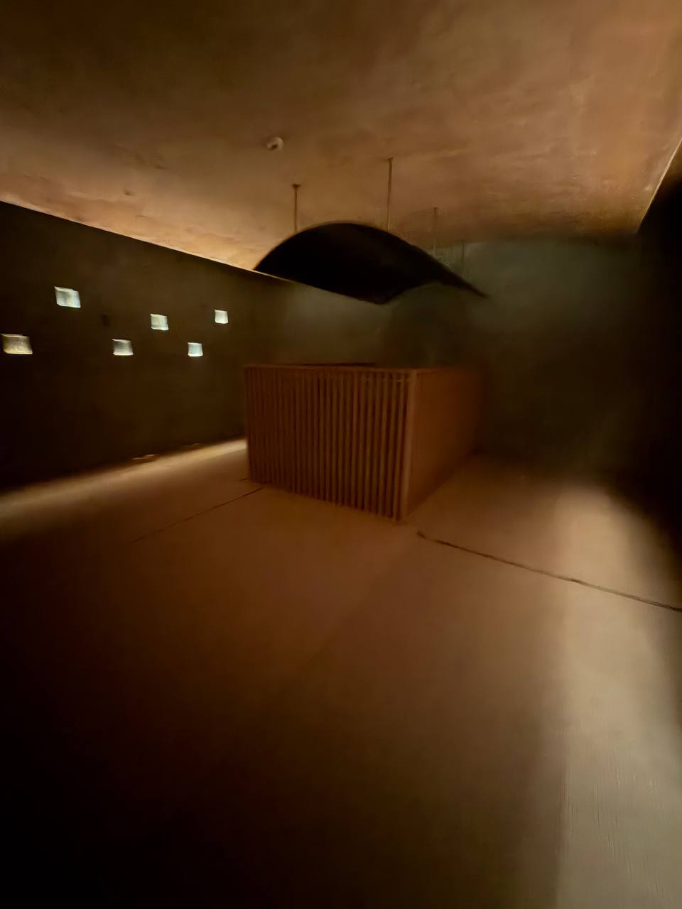 Cimer Spa dark meditative sauna interior