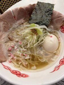 Kyoto Shio Ramen at The Hyundai Seoul — SARUKAME+ Michelin Bib Gourmand, ₩13,000