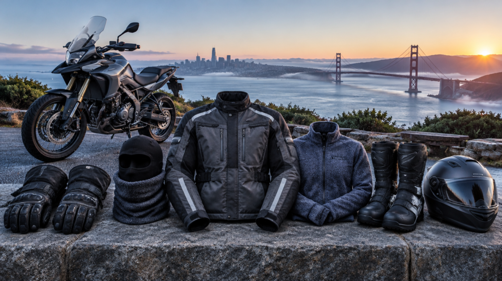What to Wear for a 45°F Motorcycle Morning